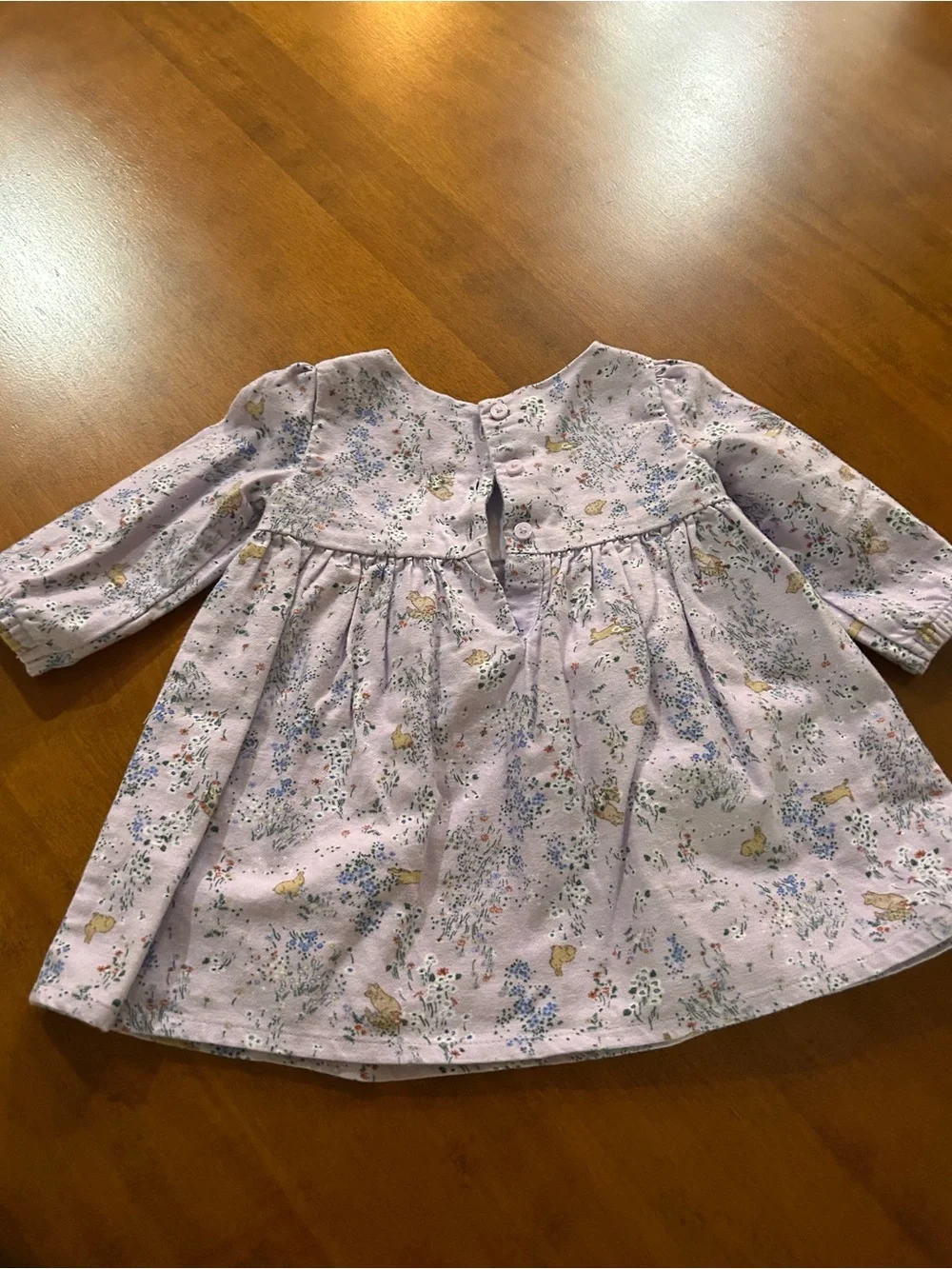 OshKosh B'gosh Light Pink Floral Long-Sleeve Dress